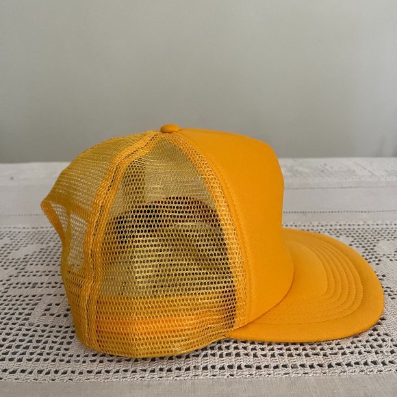 drew house Mascot Trucker Hat Golden Yellow rare - Picture 6 of 11
